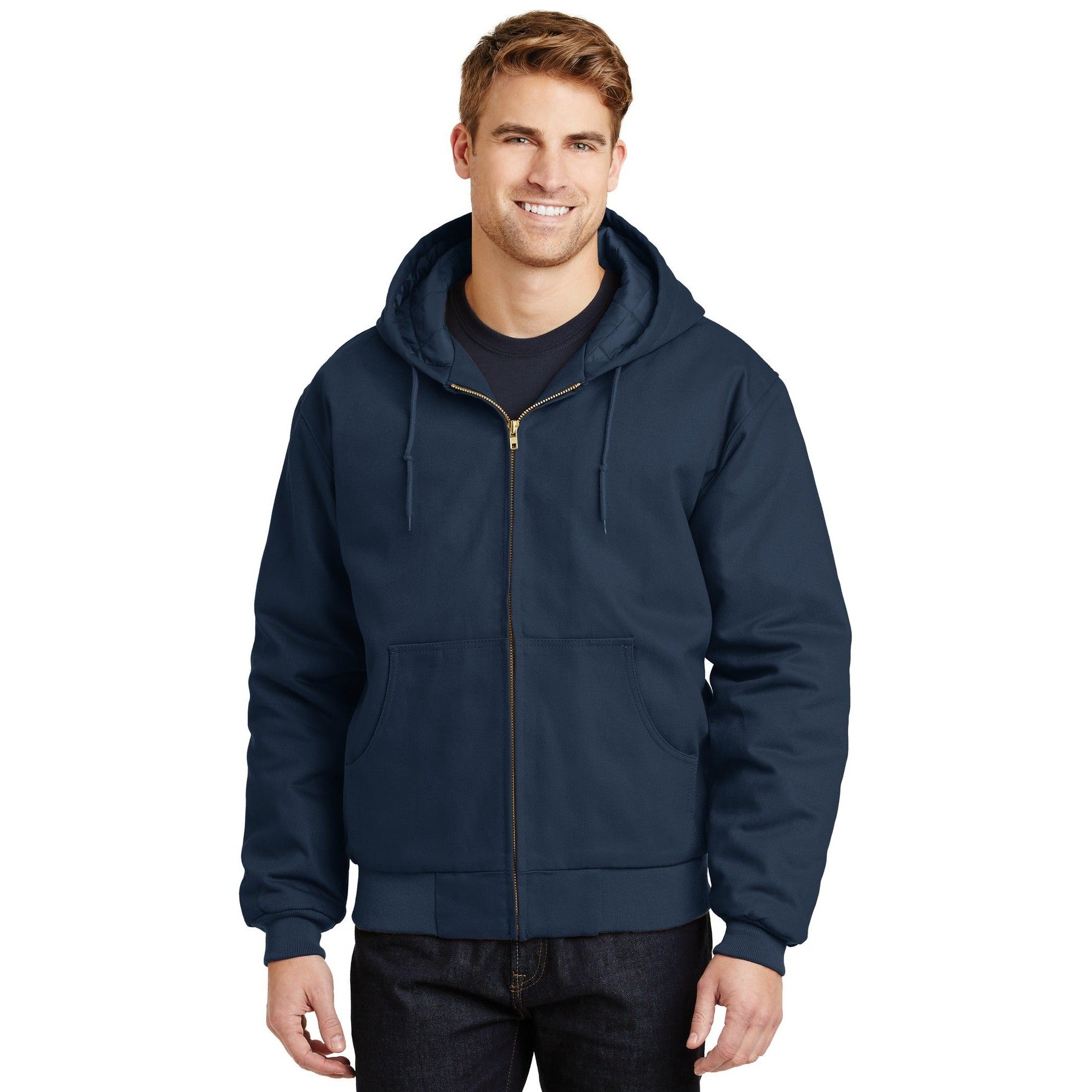 CornerStone-CornerStone® - Duck Cloth Hooded Work Jacket. J763H-MedTech-4